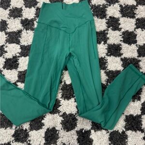 AERIE Women's Green High-Waisted leggings- FUN & FLATTERING 💚zoom in for details